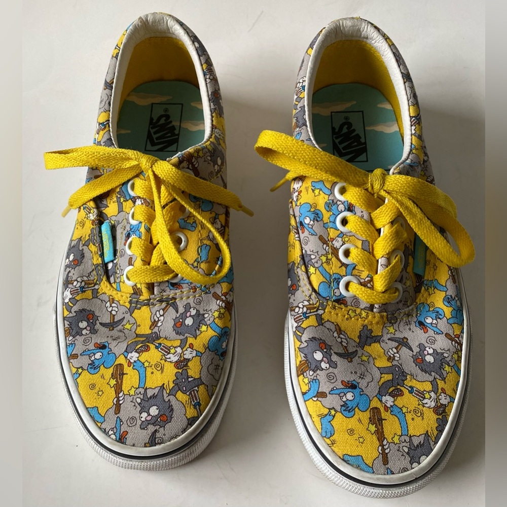 Vans The Simpsons Itchy and Scratchy Show Low Top Shoes Size 6.5 Cartoon 90s Y2K - Picture 8 of 16
